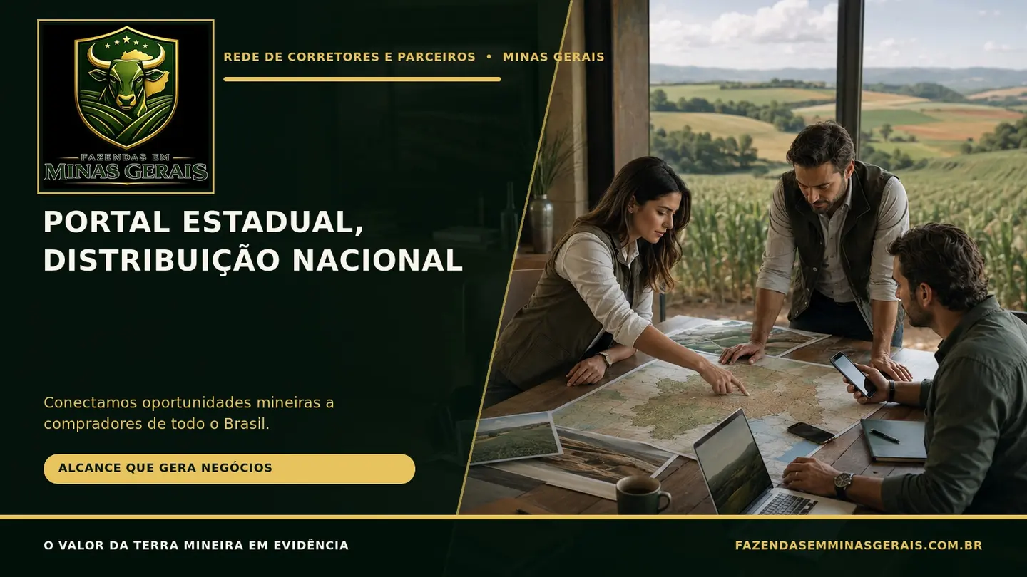 Rede de parceiros do portal Fazendas em Minas Gerais